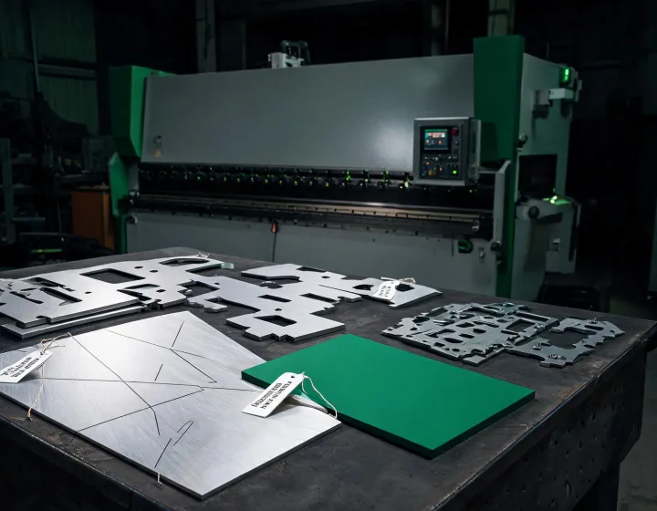 Laser cut and bent sheet metal assemblies